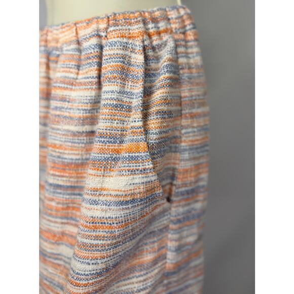 Lilla P Striped Pull-On Cotton Skirt - XS - Picture 4 of 10